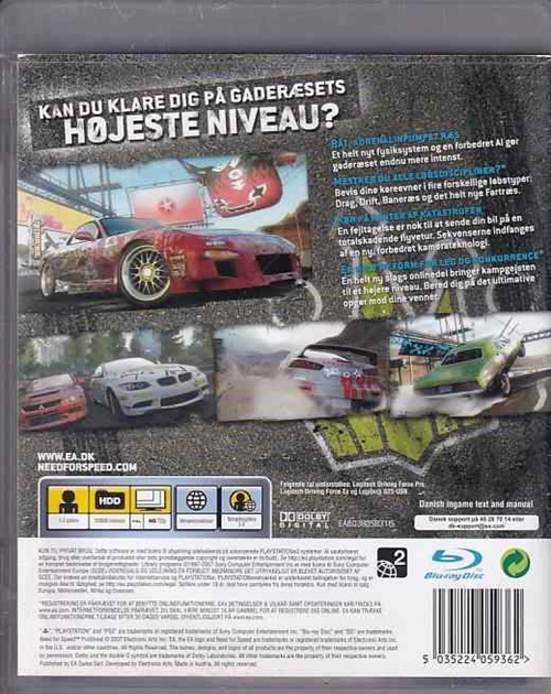 Need For Speed ProStreet - PS3 (B Grade) (Genbrug)